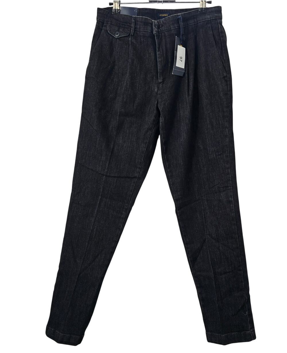 PIOMBO Jeans Mens 30 Black IT 44 Inseam 30 Luxury Denim